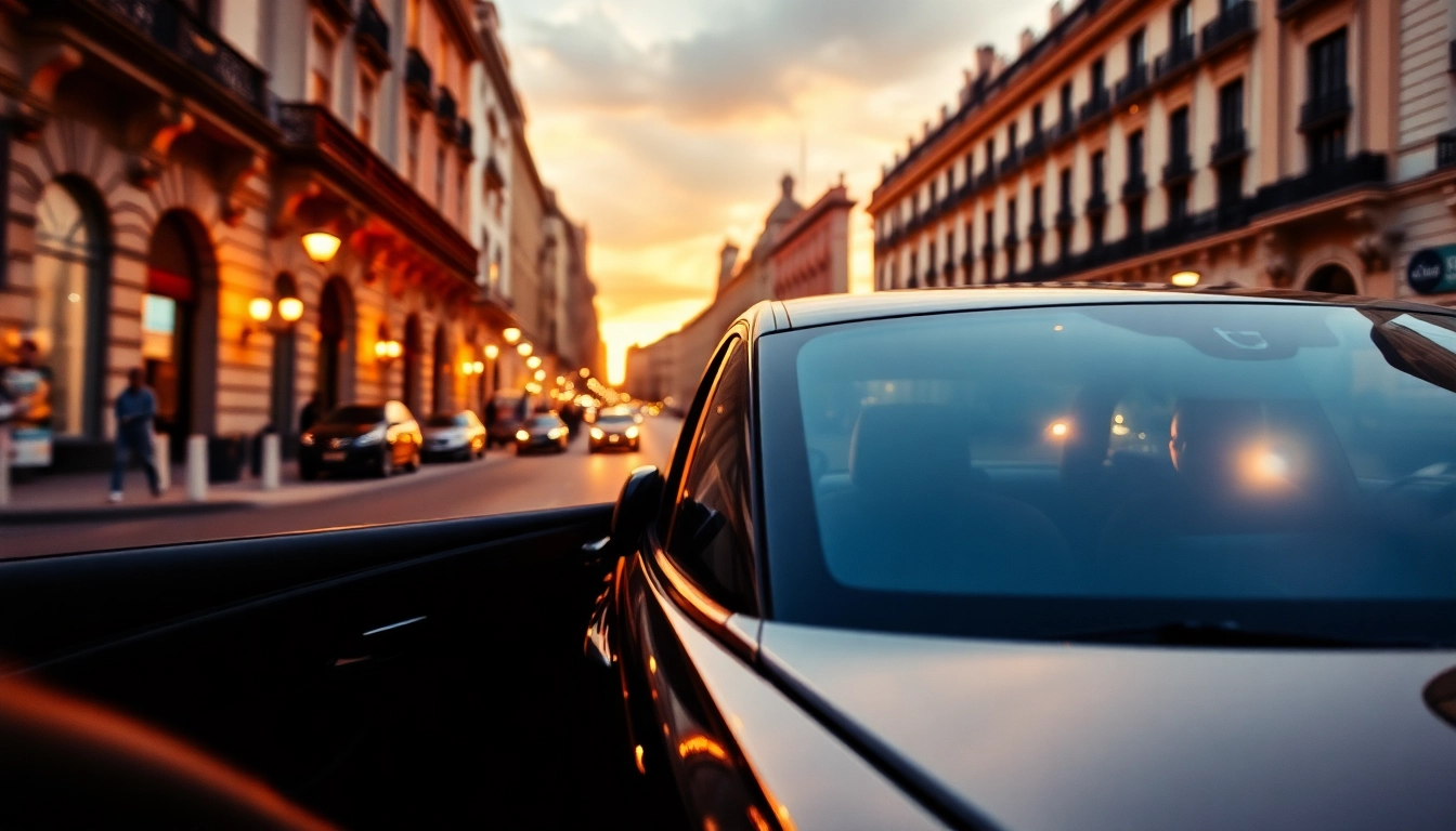 Luxury hire chauffeur Madrid provides an elegant car service in the historic streets of Madrid.