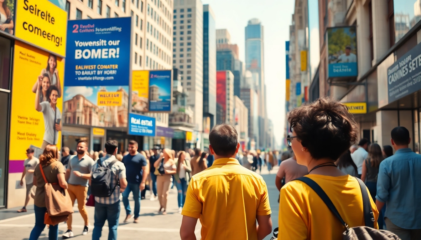 Capture leads through effective wholesale real estate lead generation strategies depicted in a vibrant urban scene.
