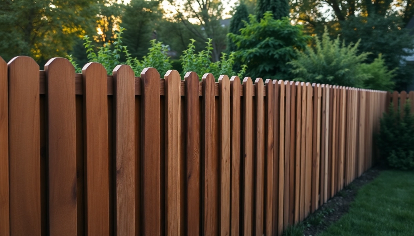 Expertly installed fencing by fencing companies Manchester framing a picturesque backyard.