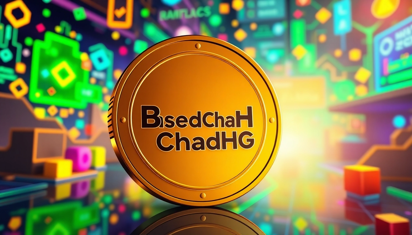 Engaging visual of BasedChadHQ meme coin illustrating its vibrant design and digital currency culture.