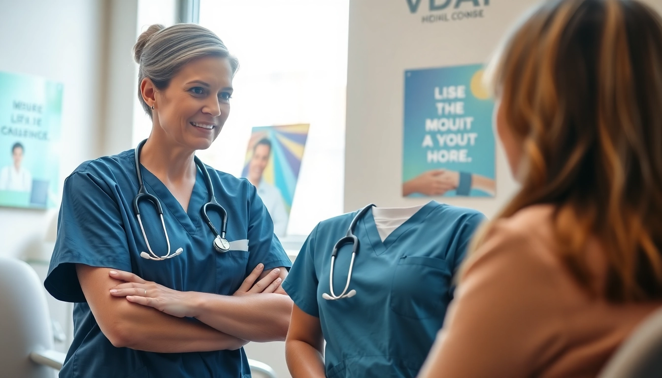 Nurse discussing the challenges of the VDAP Program in a clinical setting.