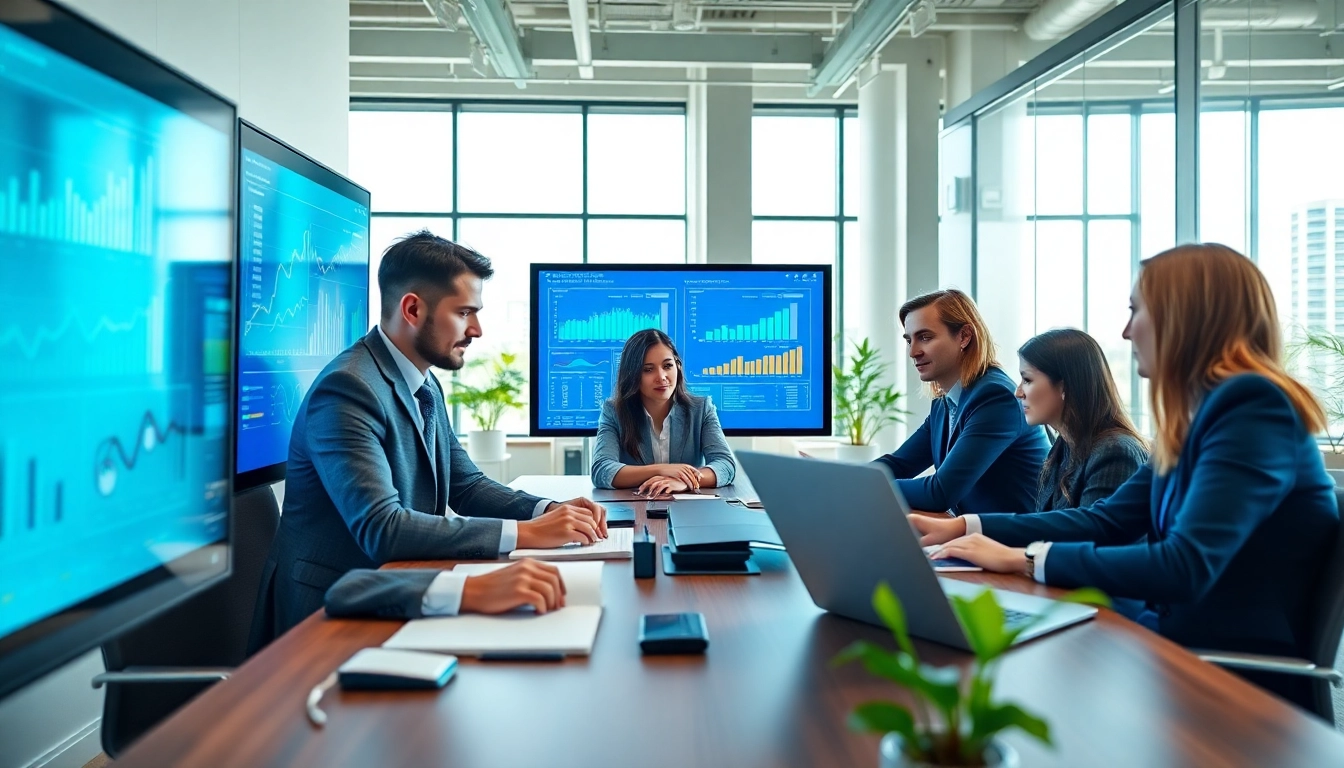 Analyze competitive intelligence insights during a dynamic business meeting.