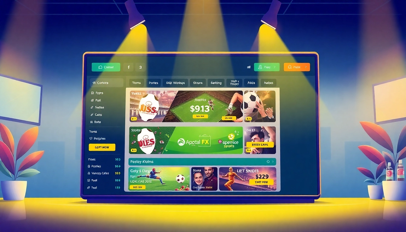 Engaging betting interface of situs judi bola featuring diverse betting options for sports enthusiasts.