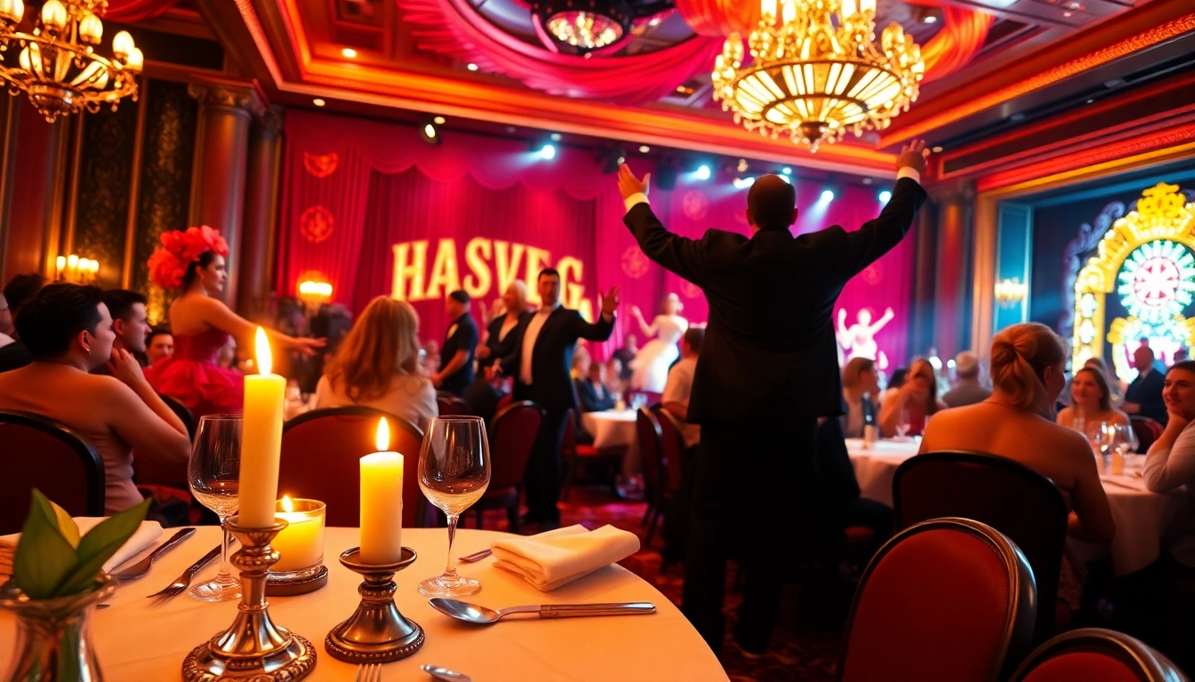 Enjoy an engaging dinner theatre las vegas experience with vibrant performances and elegant dining.