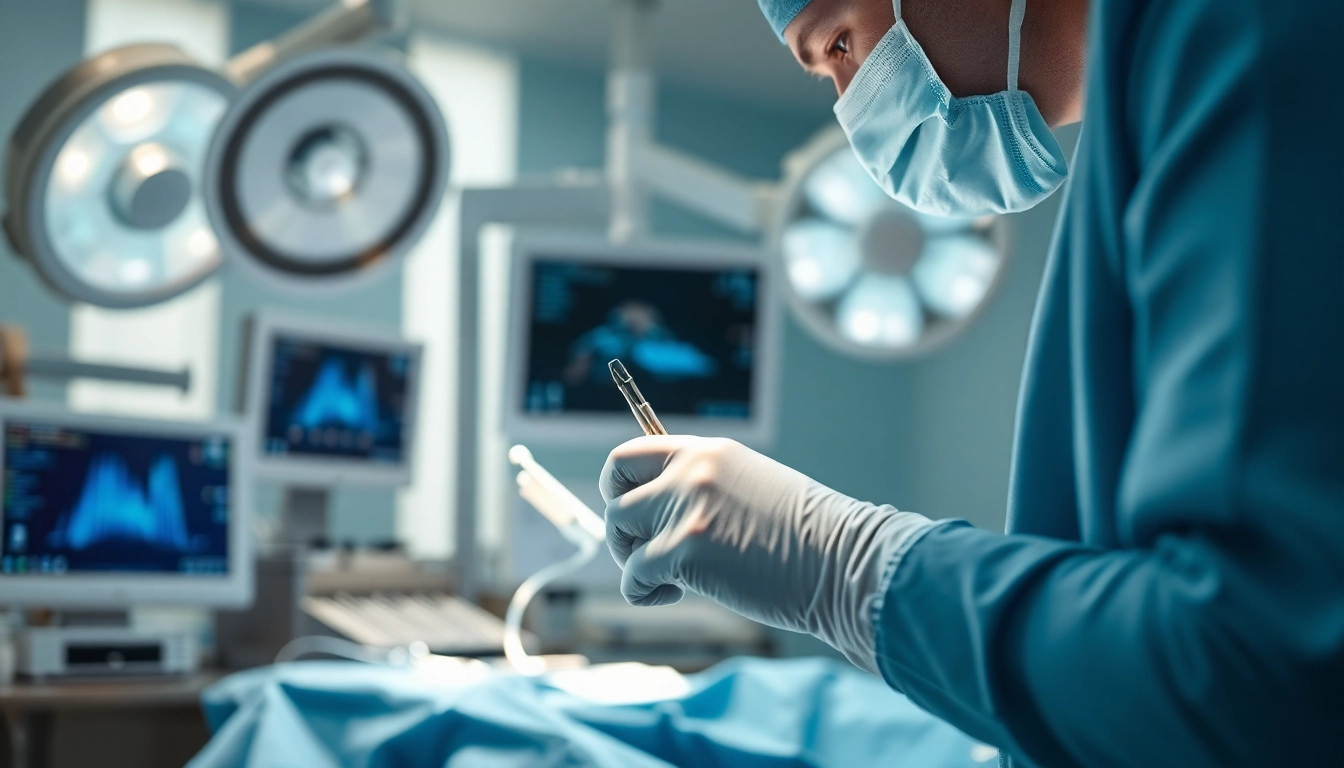Behandlung in der Handchirurgie Braunschweig zeigt einen erfahrenen Arzt bei einer Operation.