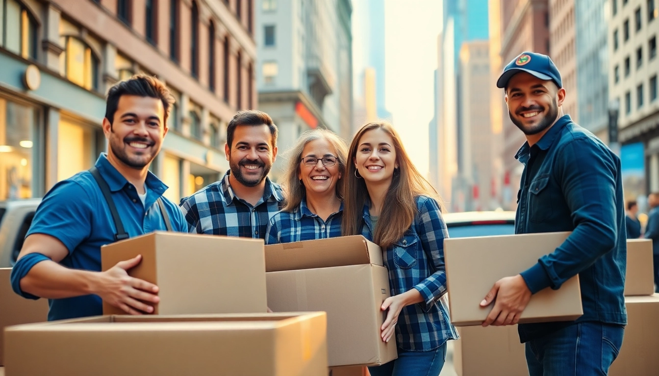 Family delighted with their Manhattan moving company assisting with a smooth relocation process.