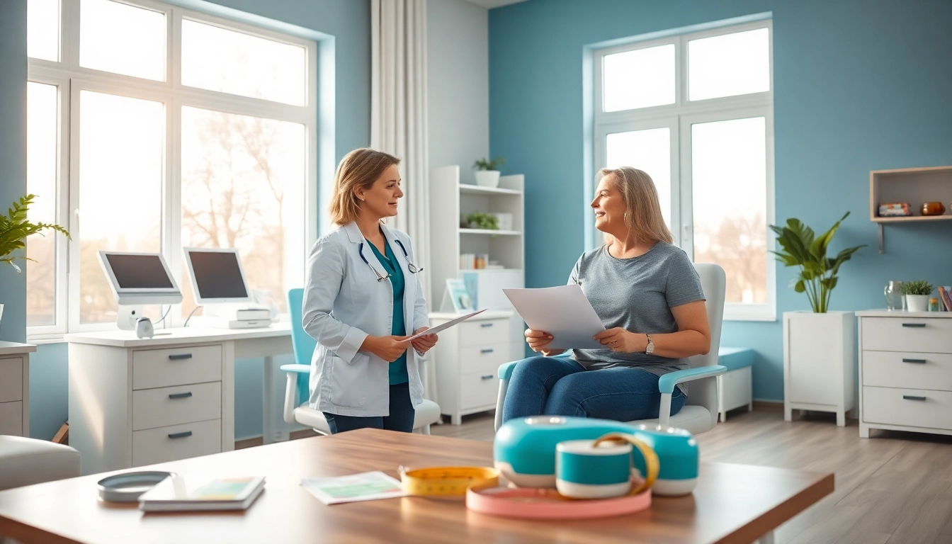 Consultation at a weight loss clinic las vegas showcasing a supportive environment for weight loss.