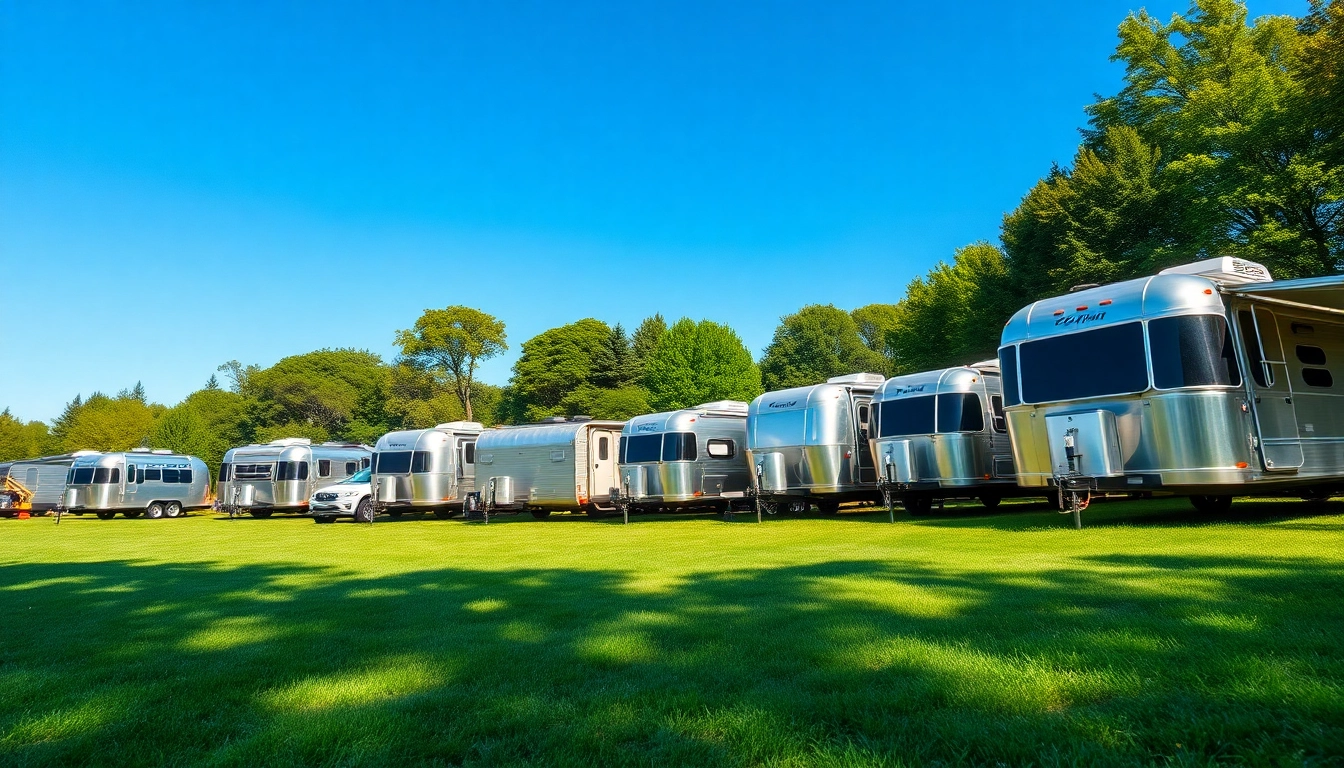 Find quality trailers near me on display in a bright outdoor setting.